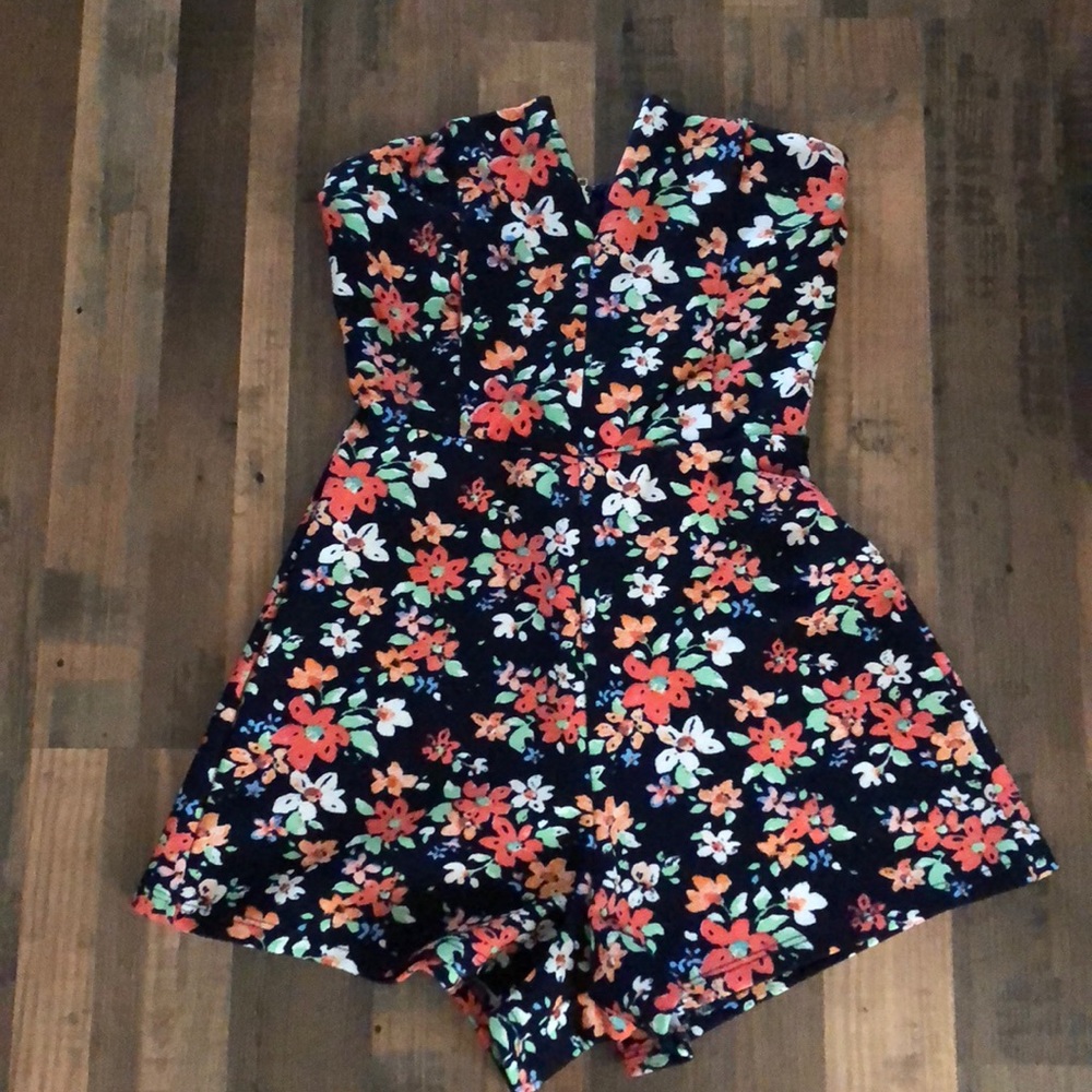 Floral Printed Romper